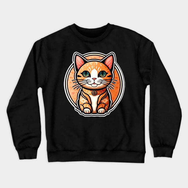 Little Kawaii Kitten Crewneck Sweatshirt by Sugarori